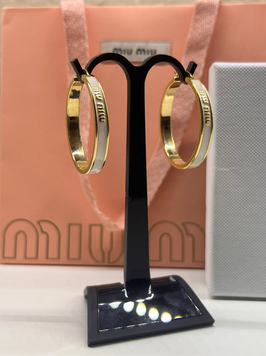 Arracadas Miu Miu XL