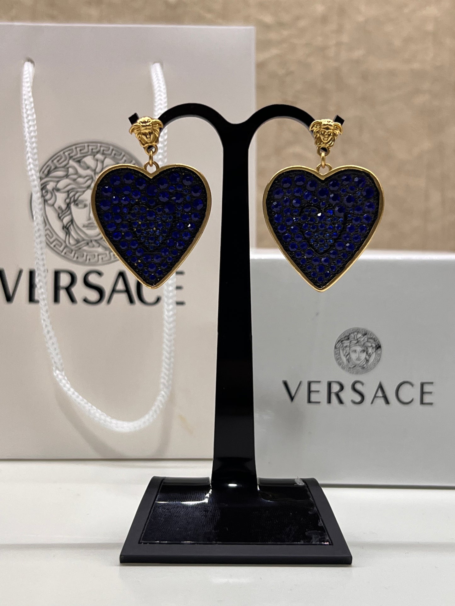 Aretes Versace Corazon