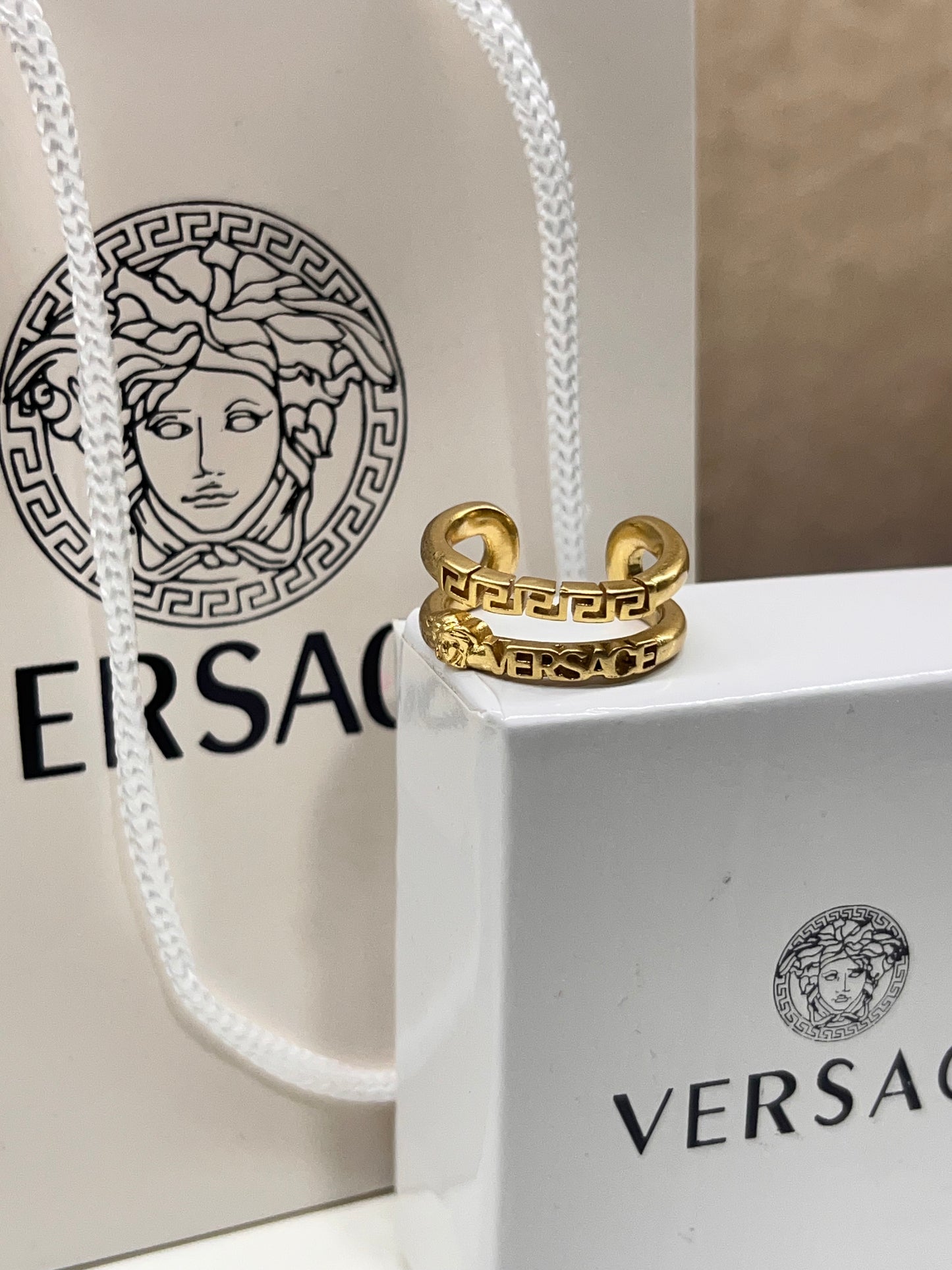 Anillo Versace Doble