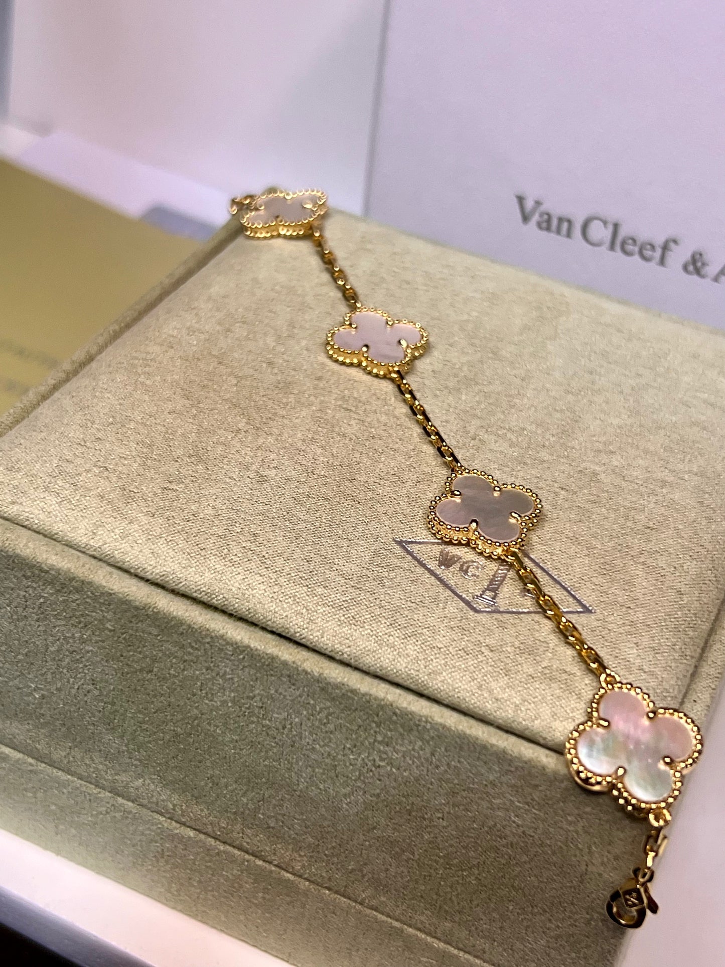 Pulsera Vca Vintage Alhambra 5 Motifs