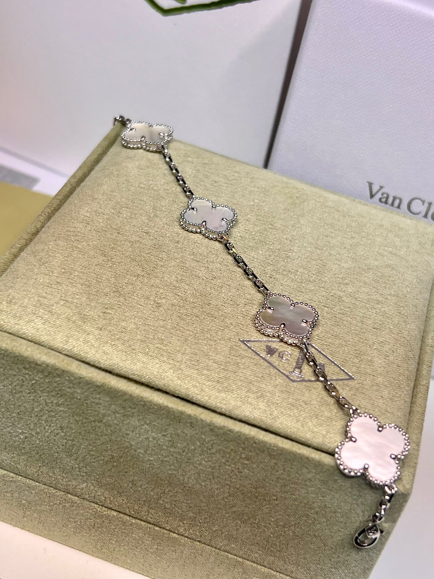 Pulsera Vca Vintage Alhambra 5 Motifs
