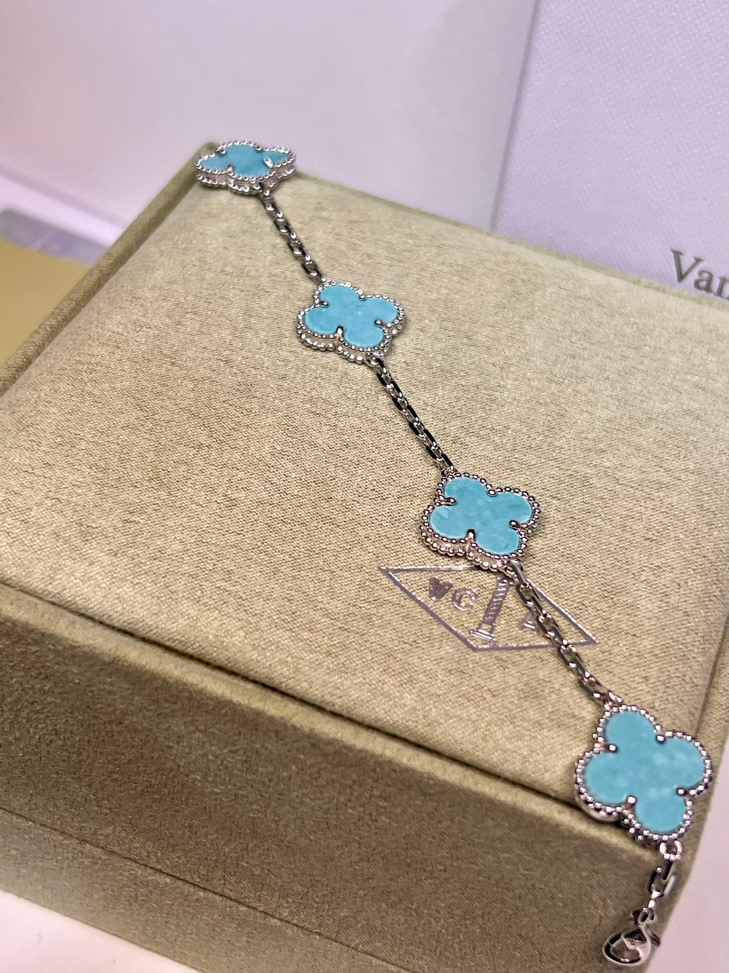 Pulsera Vca Vintage Alhambra 5 Motifs