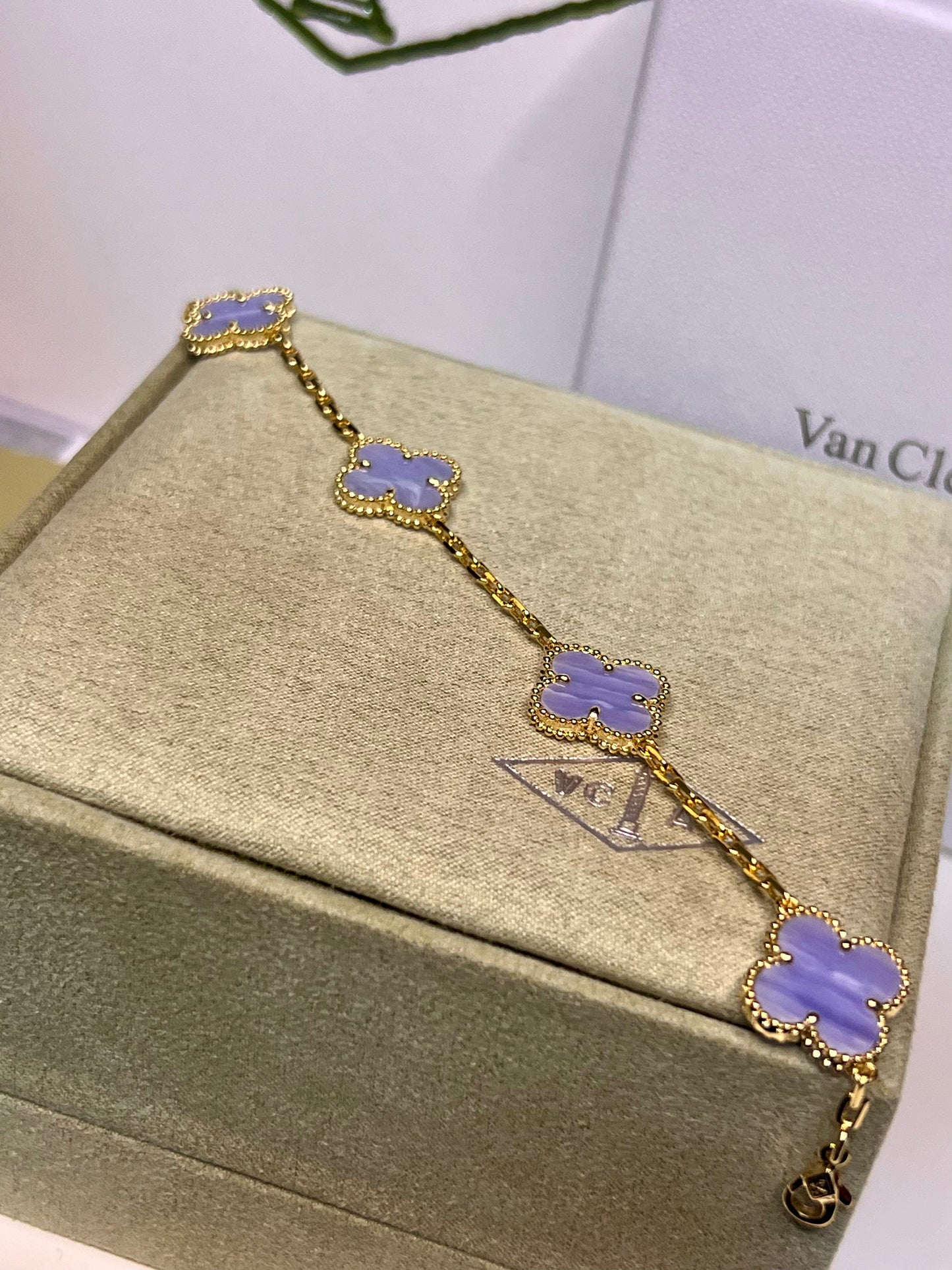 Pulsera Vca Vintage Alhambra 5 Motifs