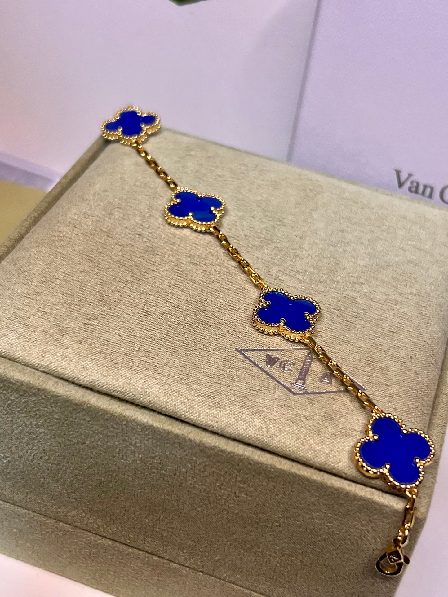 Pulsera Vca Vintage Alhambra 5 Motifs