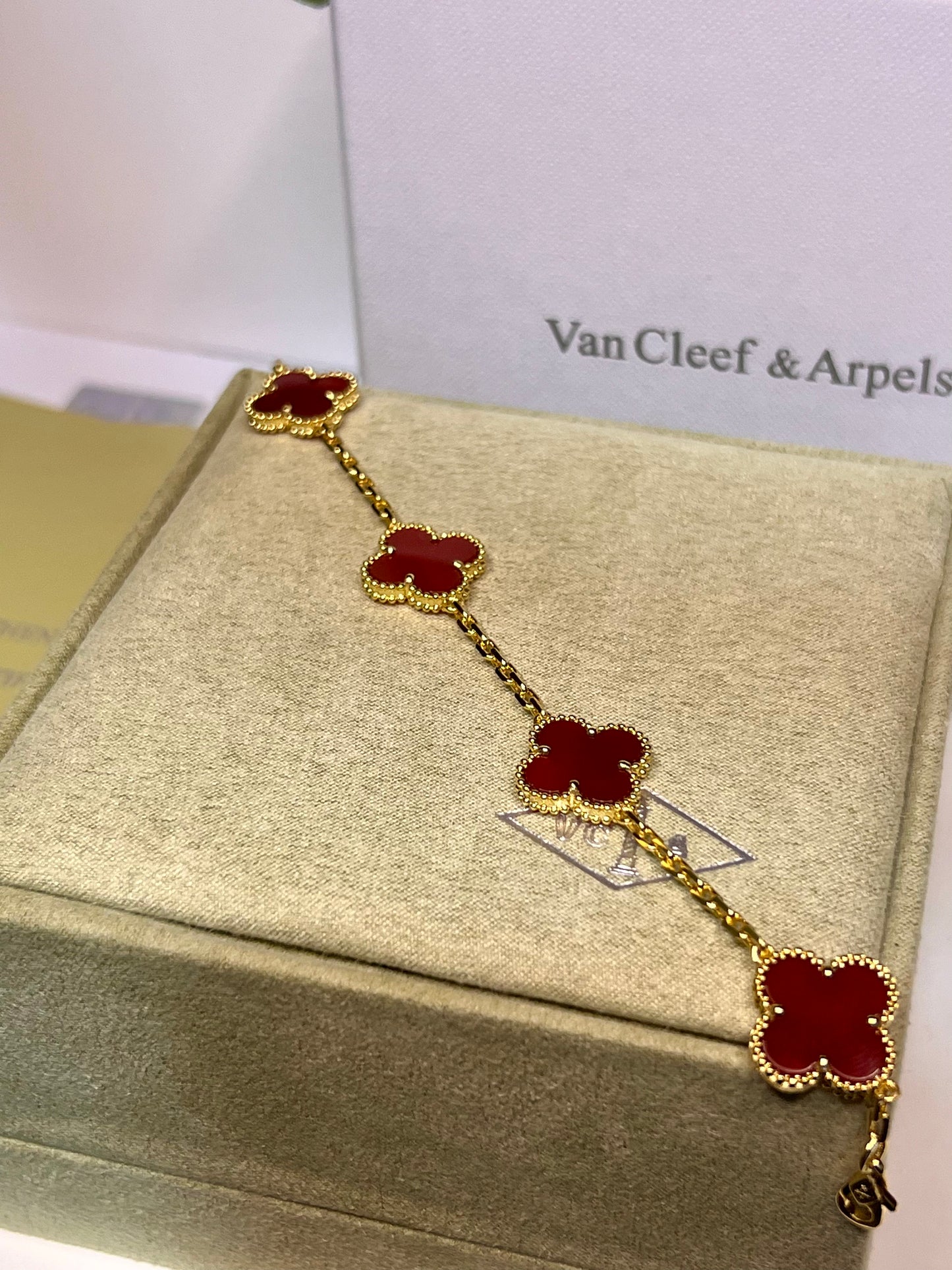 Pulsera Vca Vintage Alhambra 5 Motifs