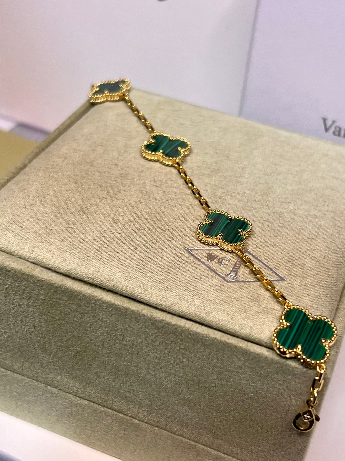 Pulsera Vca Vintage Alhambra 5 Motifs