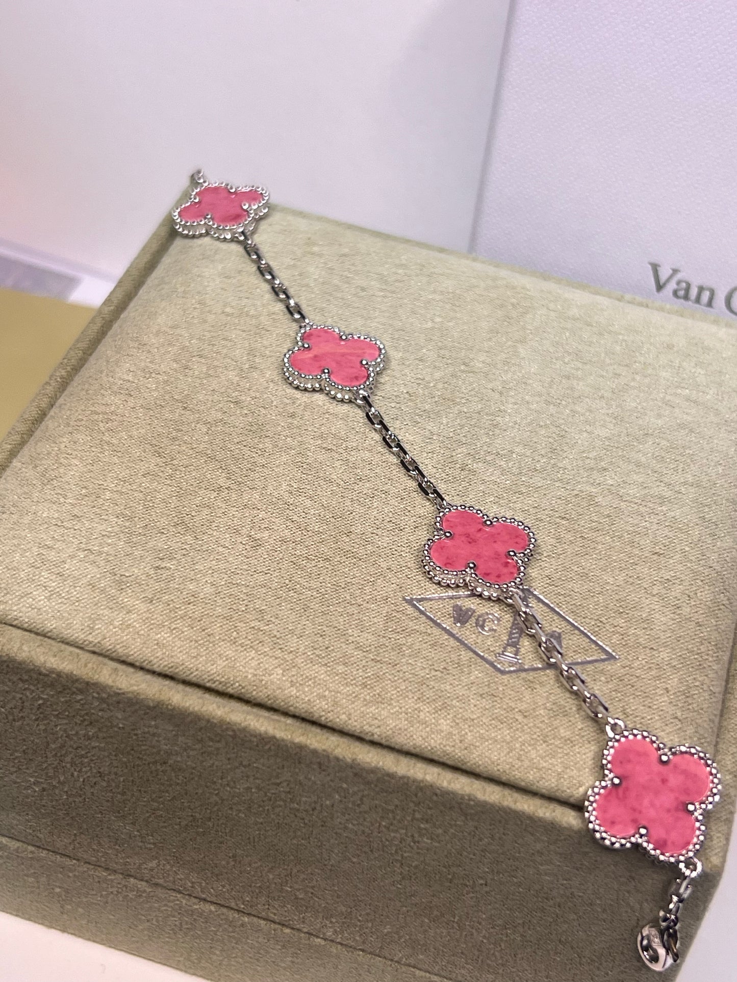Pulsera Vca Vintage Alhambra 5 Motifs