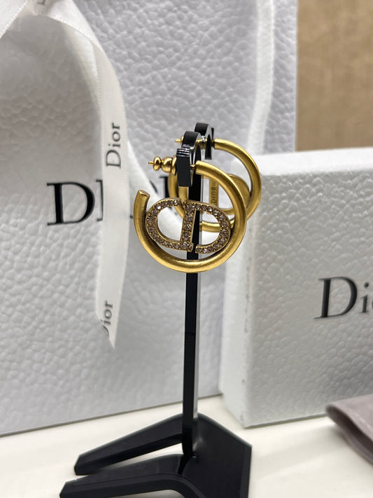 Arracada Dior Cd Zirconia B