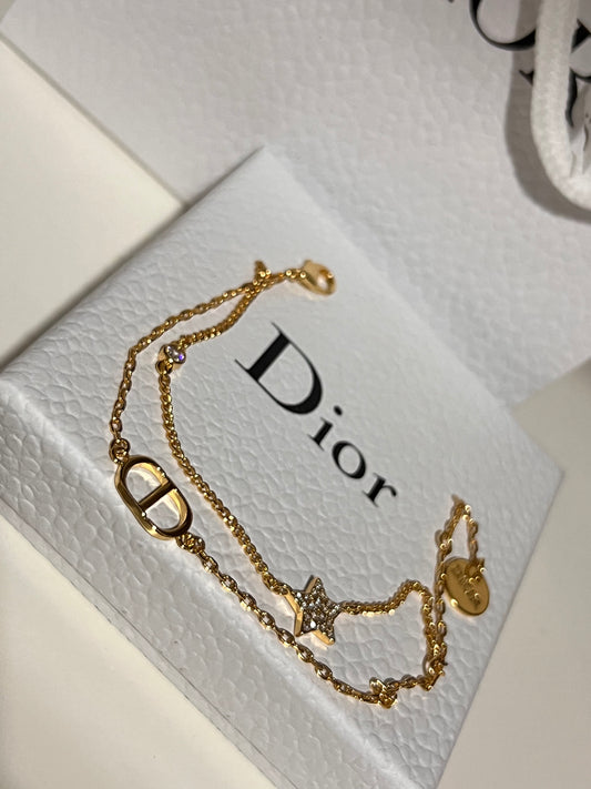 Pulsera Doble Dior