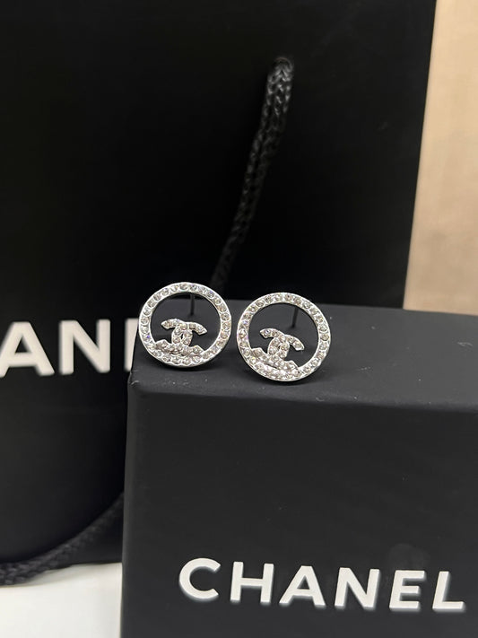 Arete Chanel Circulo C/Logo