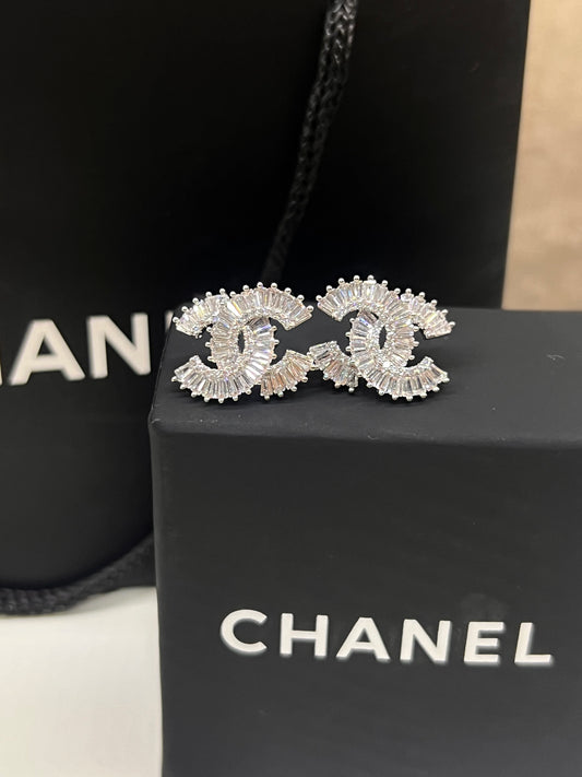Arete Chanel Cristal Punteado
