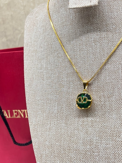 Cadena Valentino Dije Cristal