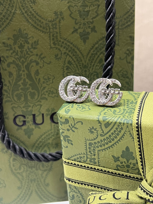 Aretes Gucci Logo Letras