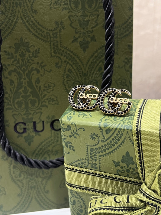 Aretes Gucci Logo Letras