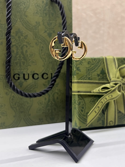 Arracadas Gucci Logo