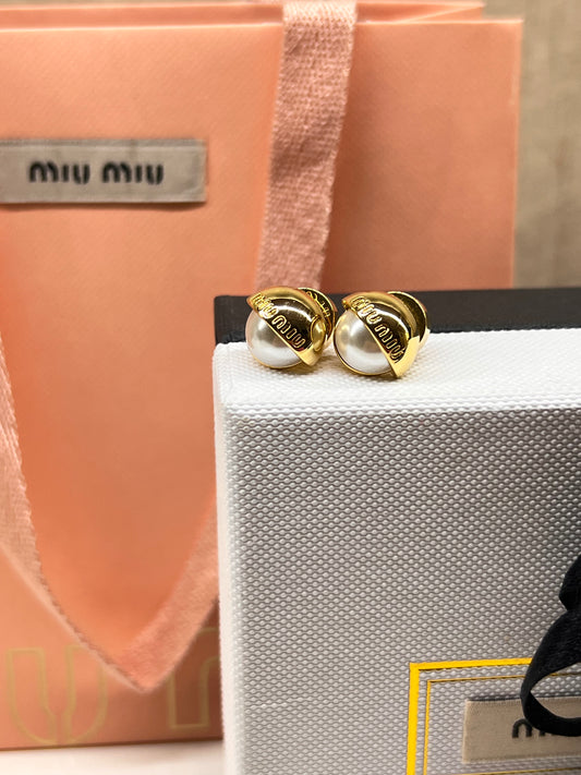 Aretes Miu Miu Perla