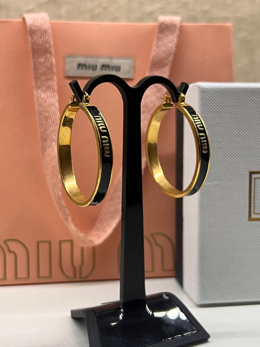 Arracadas Miu Miu XL