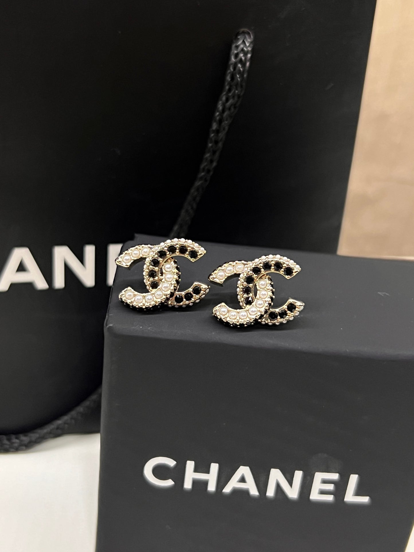 Arete Chanel Bicolor