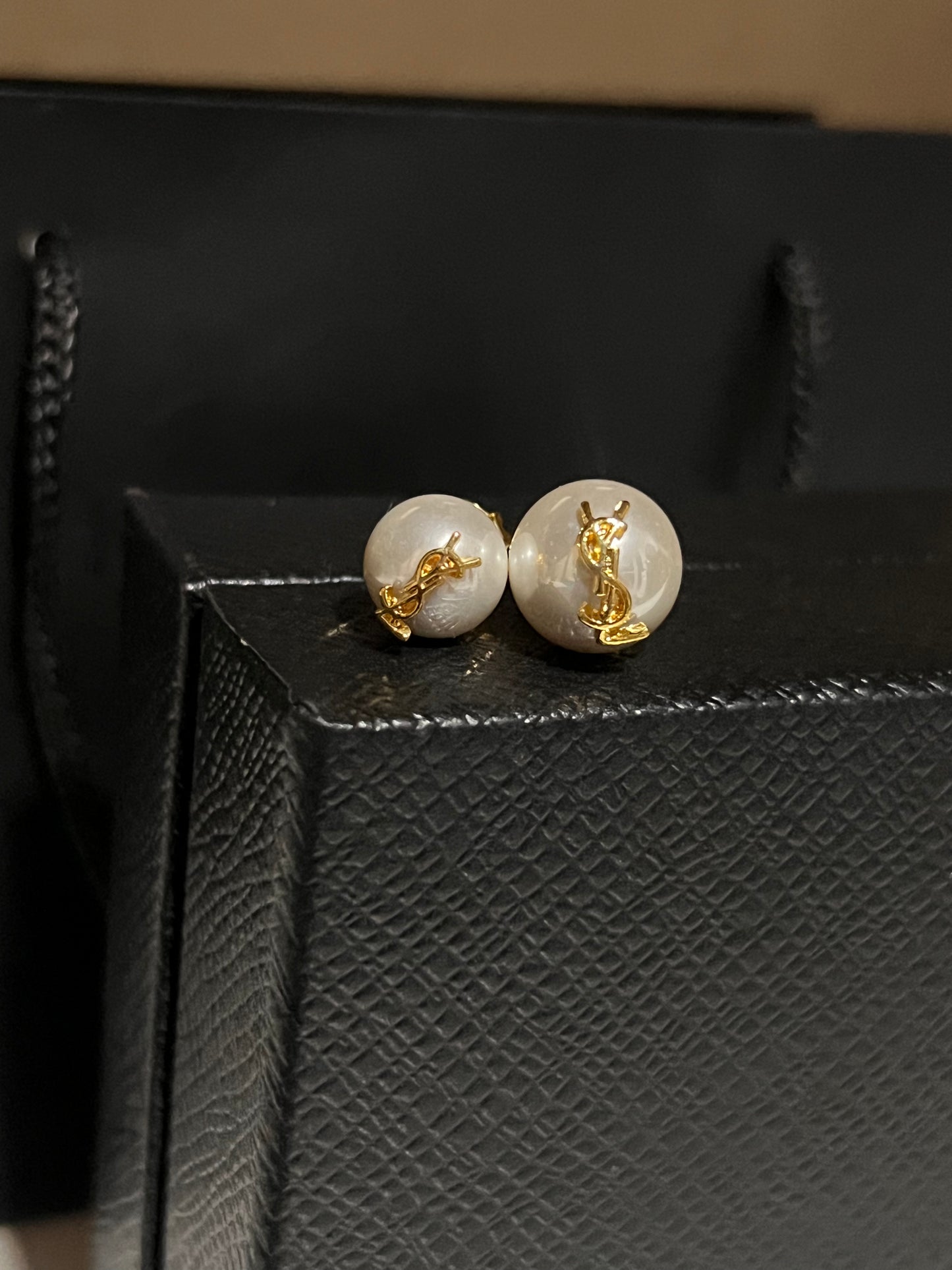 Aretes Ysl Perlas