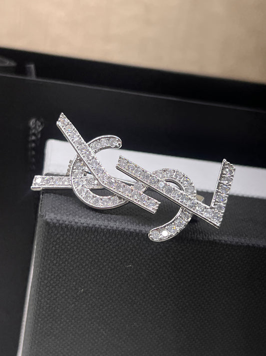 Prendedor Ysl Cristal