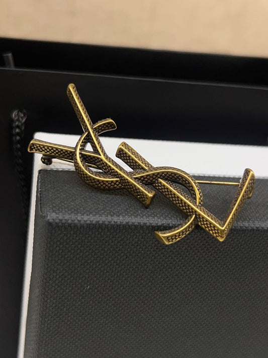 Prendedor Ysl Serpenti
