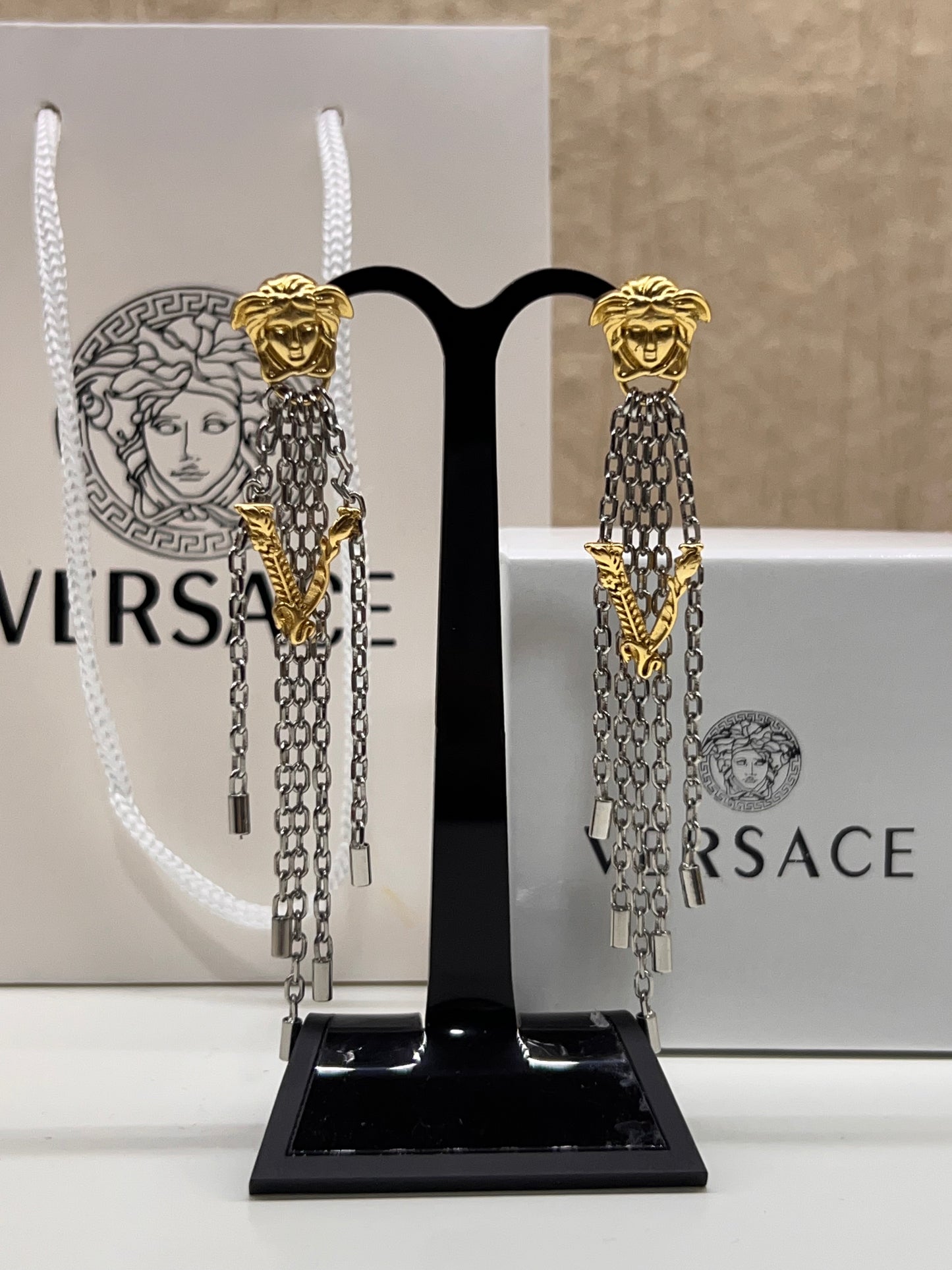 Aretes Versace Medusa