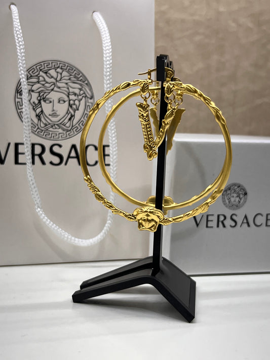Arracadas Versace Aro V