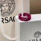 Anillo Versace Letras