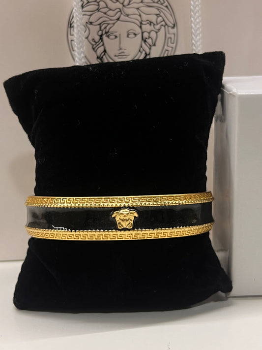 Brazalete Versace Negro