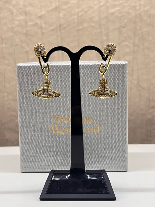 Aretes Vivianne Westwood Colgante