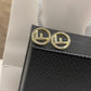 Aretes Fendi Clasicos En Circulo