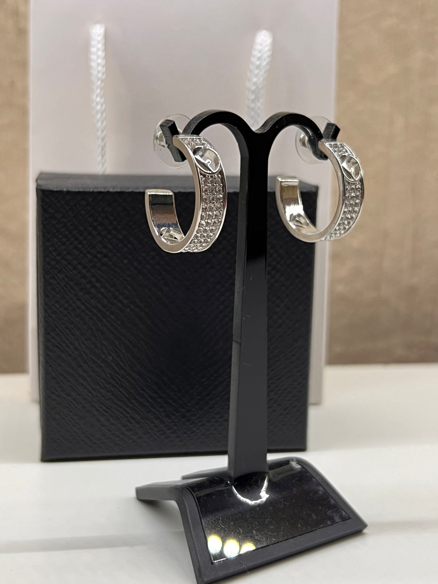 Arracadas Fendi F Zirconia Ch