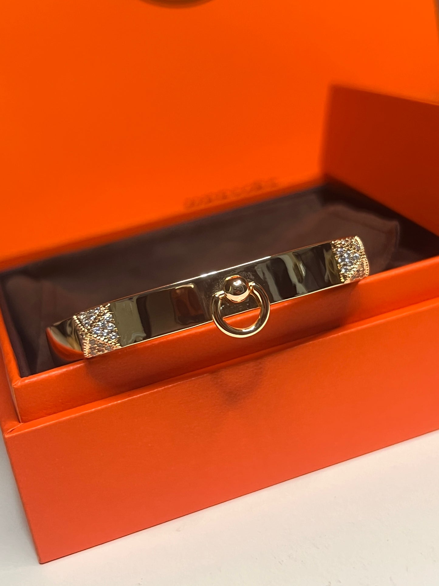 Brazalete Hermes Collier Zirconia