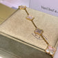 Pulsera Vca Vintage Alhambra 5 Motifs