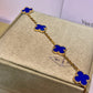 Pulsera Vca Vintage Alhambra 5 Motifs