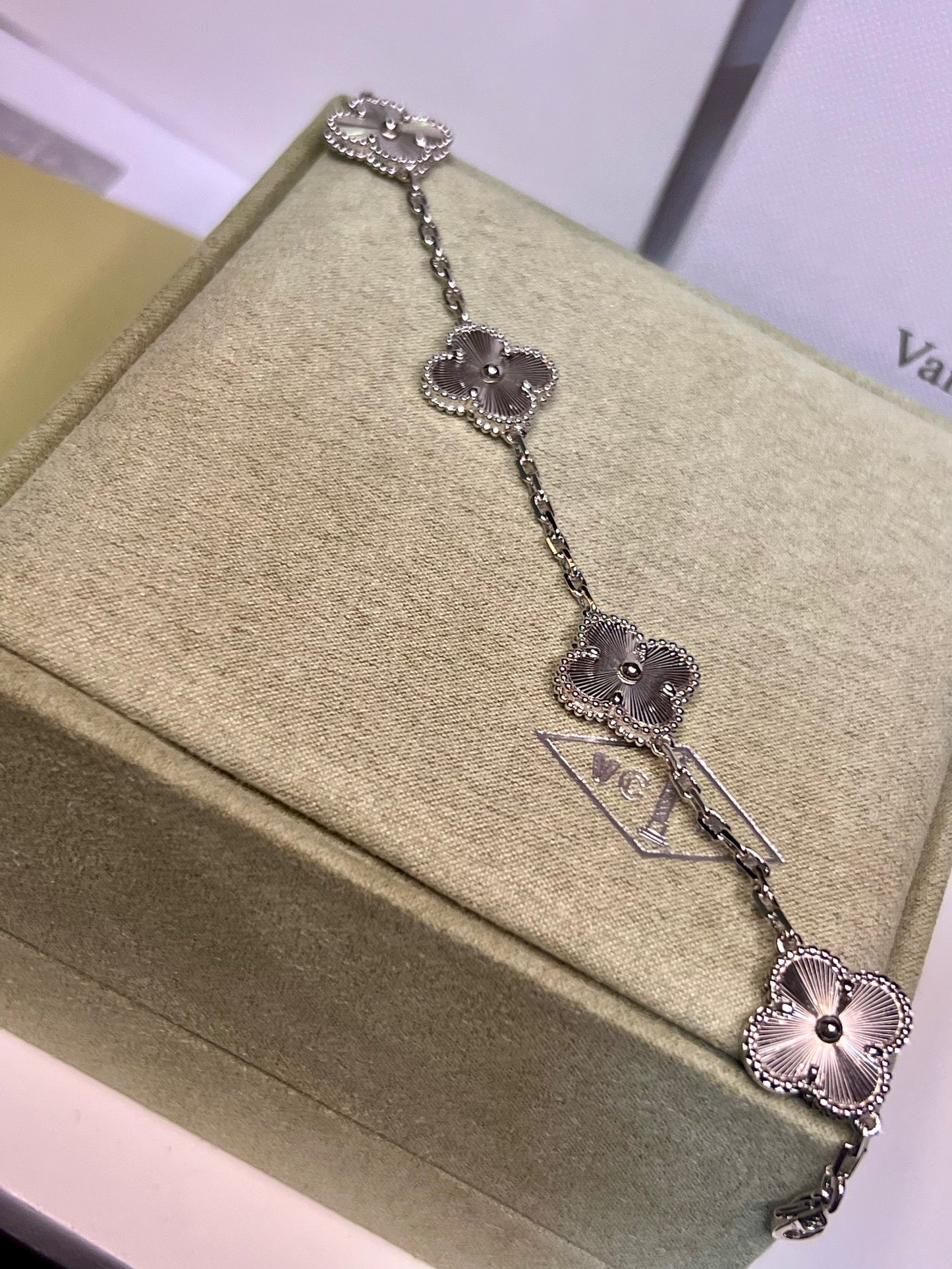 Pulsera Vca Vintage Alhambra 5 Motifs