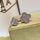 Anillo Vca Alhambra Doble Zirconia