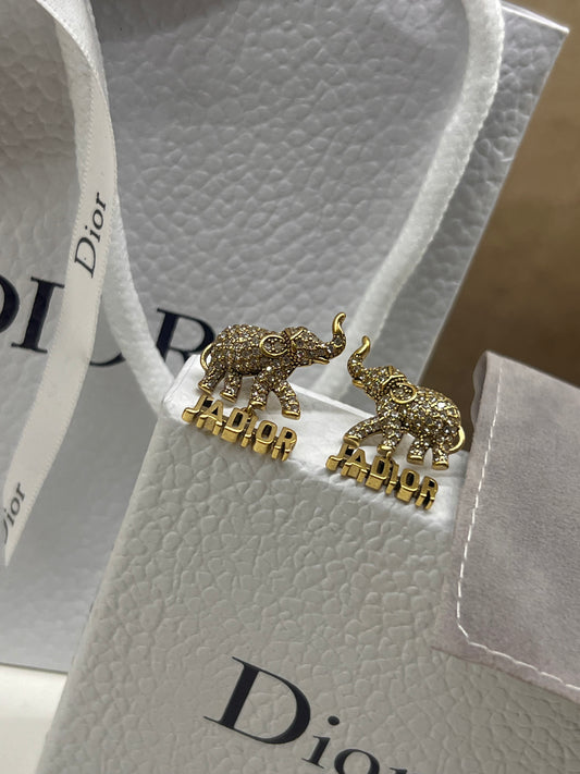Aretes Dior Elefante