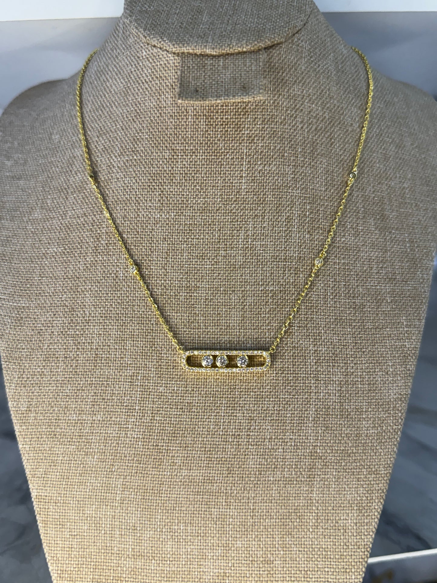 cadena messika zirconia