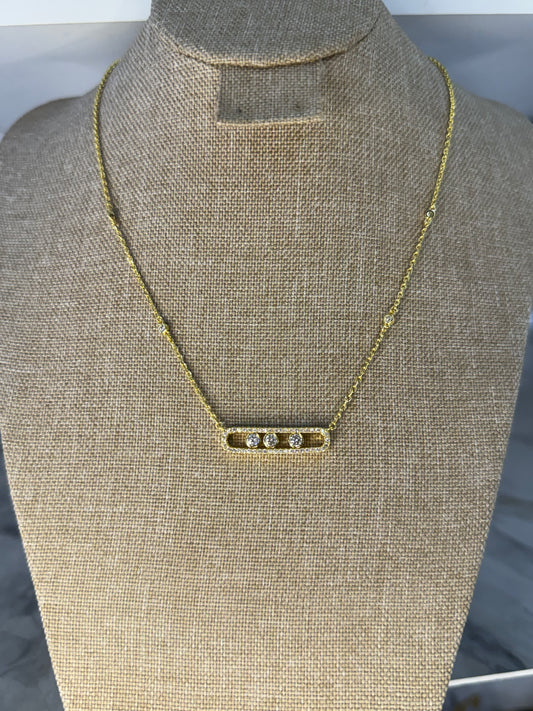cadena messika zirconia