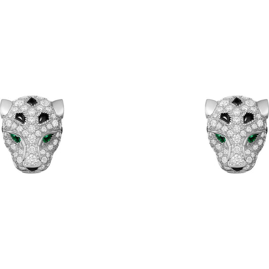 aretes cartier panter zirconia
